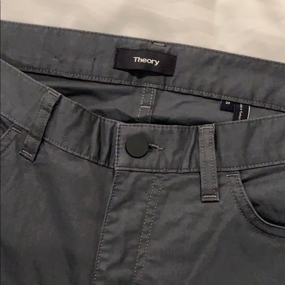 Theory 5-pocket Grey Pant - Picture 2 of 4